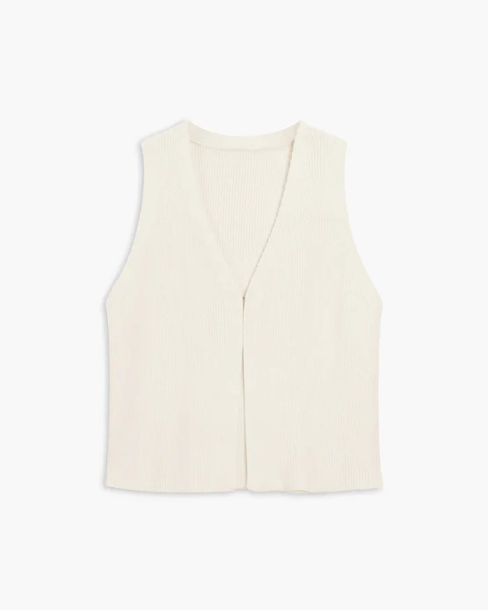Main Character Rib Sweater Vest