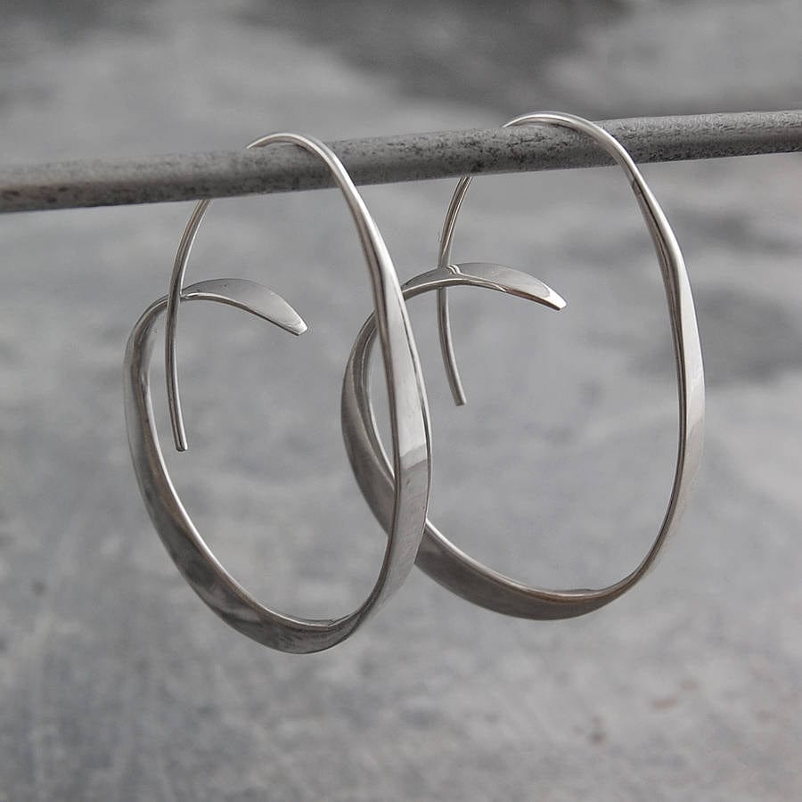 Fashion Spiral Large Hoop Earrings
