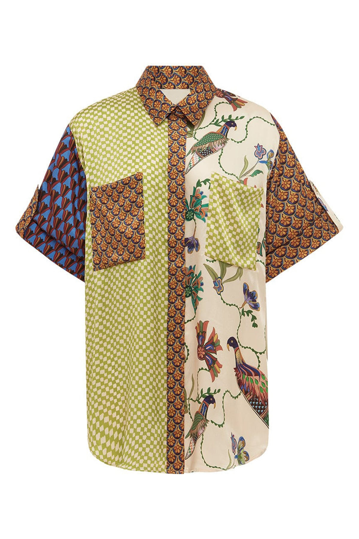 Printed Shirt and Pants Set