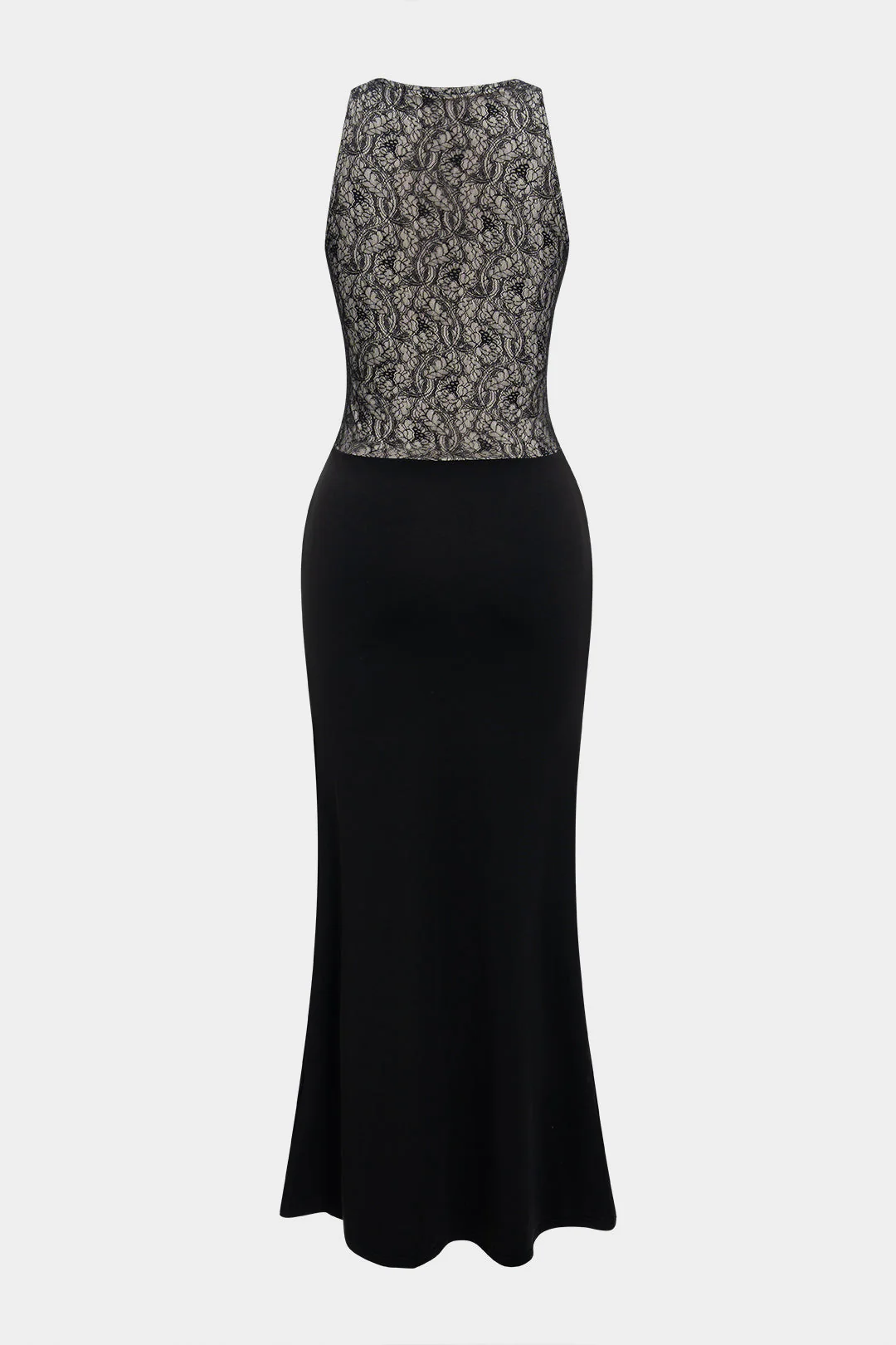 Lace Patchwork Maxi Dress